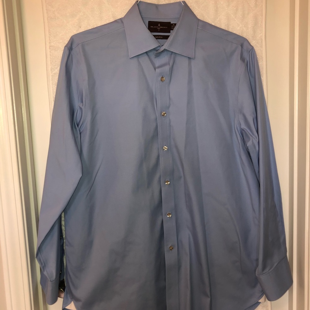 Black Brown Brand Dress Shirt. 16-32/33